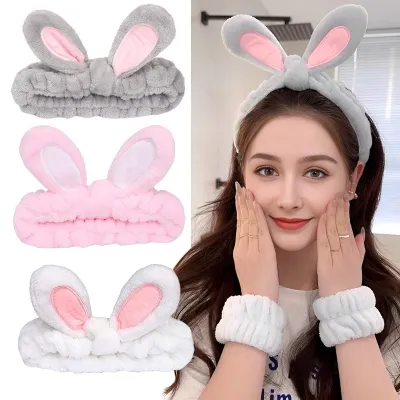 Rabbit Cute Makeup Or Skincare Hair Band